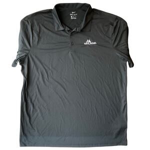 Nike Dri-Fit Men Short Sleeve Polo Shirt Size XL, Black , Manteca